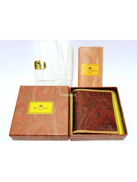 1720-Ví vuông nam/nữ-ETRO Paisley wallet-Chưa sử dụng1