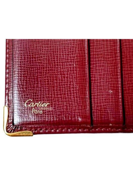 1722-Ví vuông nam/nữ-CARTIER Portefeuille Must Cartier bi-fold leather wallet5