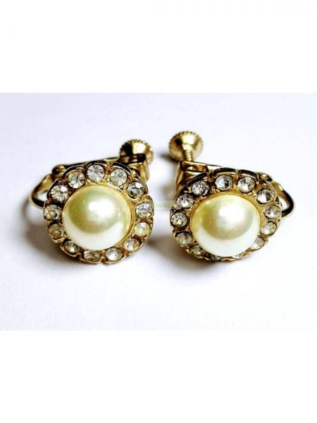 0886-Bông tai-Faux pearl earrings0