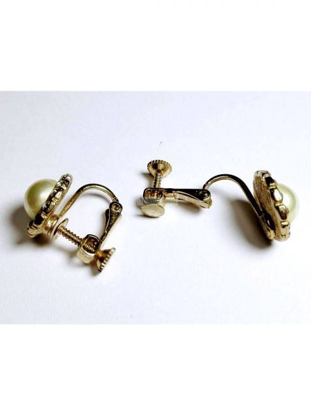 0886-Bông tai-Faux pearl earrings1