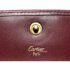 1726-Ví nữ/nam-CARTIER burgundy leather compact wallet6