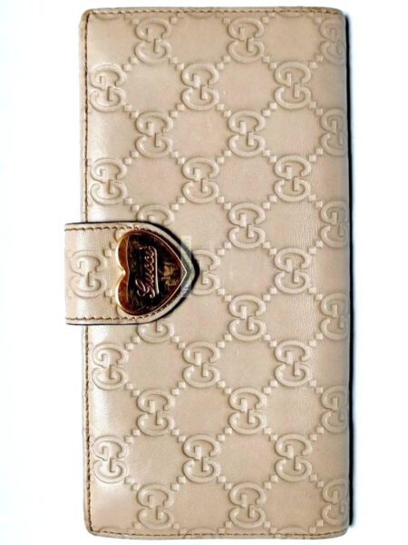 1728-Ví dài nữ-GUCCI guccissima cream wallet0
