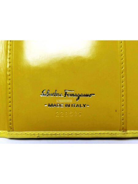 1729-Ví dài nữ-SALVATORE FERRAGAMO patent leather wallet7