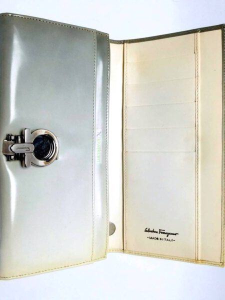 1730-Ví dài nữ-Salvatore Ferragamo patent leather wallet5