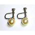 0919-Bông tai-Faux pearl screw back studs earrings2