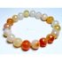 0929-Vòng tay đá Agate-Orange shades of Agate gemstone bracelet3