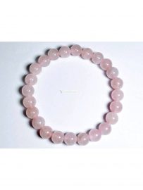 0933-Vòng tay nữ-Rose quartz crystal bracelet