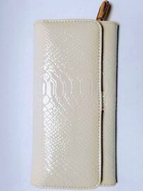 1740-Ví dài nữ-Python embossed synthetic leather wallet