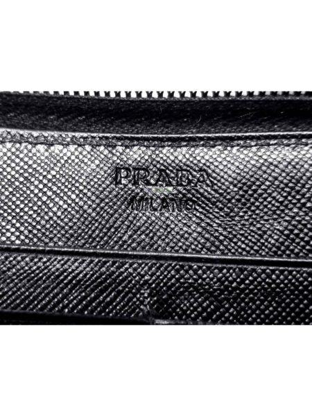 1660-Ví dài nữ-PRADA black leather wallet5