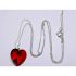 0876-Dây chuyền nữ-Swarovski crystal heart necklace1