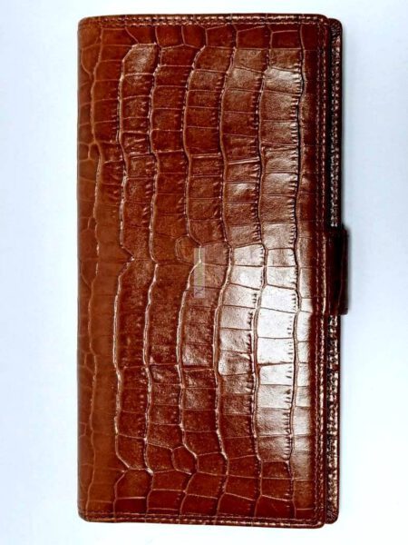 1745-Ví dài nữ-Hamano long crocodile embossed wallet1