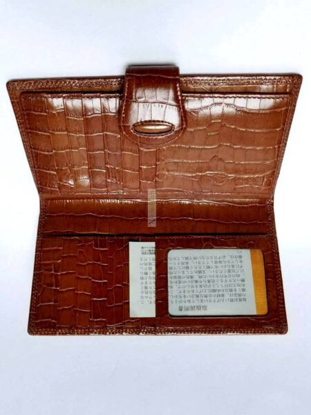 1745-Ví dài nữ-Hamano long crocodile embossed wallet2