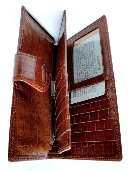 1745-Ví dài nữ-Hamano long crocodile embossed wallet5