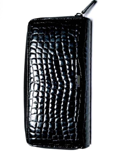 1746-Ví dài nữ-PAMELA crocodile embossed long wallet2