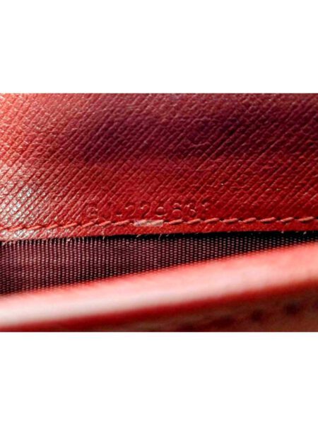 1661-Ví dài nữ-SALVATORE FERRAGAMO Gancini continental red wallet6