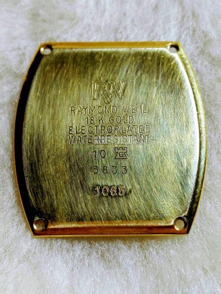 1889-Đồng hồ nữ-RAYMOND WEIL 18K GP women’s watch13