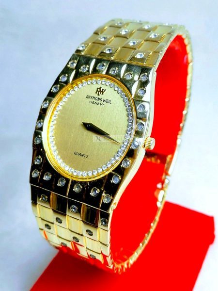 1889-Đồng hồ nữ-RAYMOND WEIL 18K GP women’s watch0