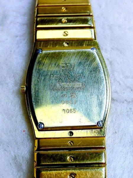 1889-Đồng hồ nữ-RAYMOND WEIL 18K GP women’s watch6