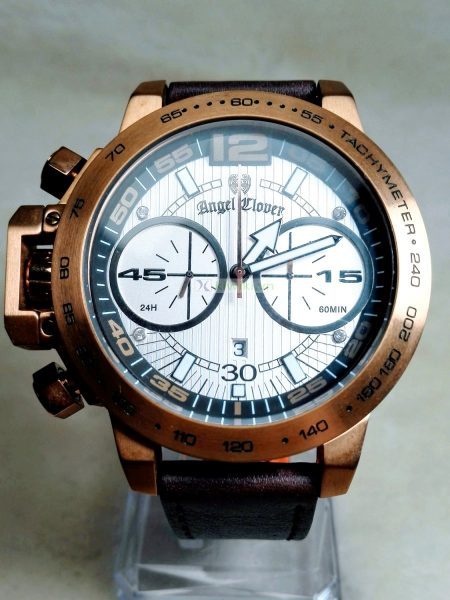 1807-Đồng hồ nam-ANGER CLOVER Tachometer men’s watch1