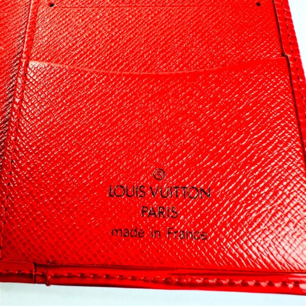 1719-LOUIS VUITTON red epi leather Pocket Organiser-Ví đựng thẻ-Đã sử dụng8