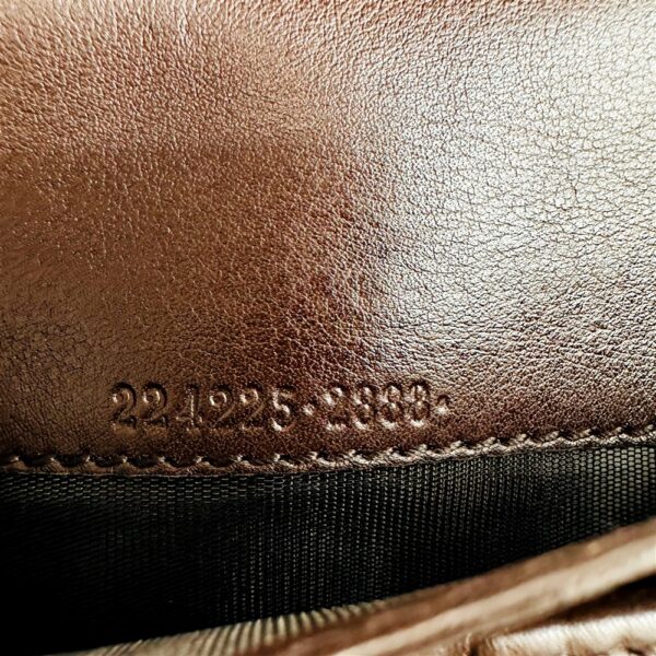 1651-Ví dài nữ-GUCCI Brown Guccissima Interlocking GG Clip Continental wallet-Khá mới13