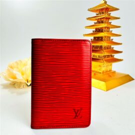 1719-LOUIS VUITTON red epi leather Pocket Organiser-Ví đựng thẻ-Đã sử dụng