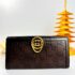 1651-Ví dài nữ-GUCCI Brown Guccissima Interlocking GG Clip Continental wallet-Khá mới0