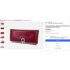 1661-Ví dài nữ-SALVATORE FERRAGAMO Gancini Continental red wallet-Đã sử dụng22