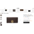 1651-Ví dài nữ-GUCCI Brown Guccissima Interlocking GG Clip Continental wallet-Gần như mới15