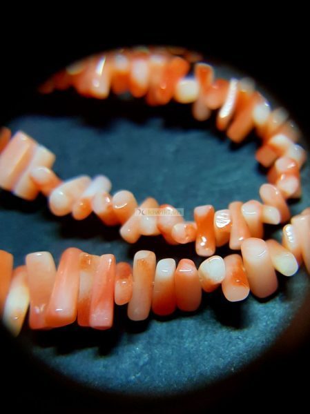 0593-Dây chuyền nữ-Pink coral deep sea necklace1