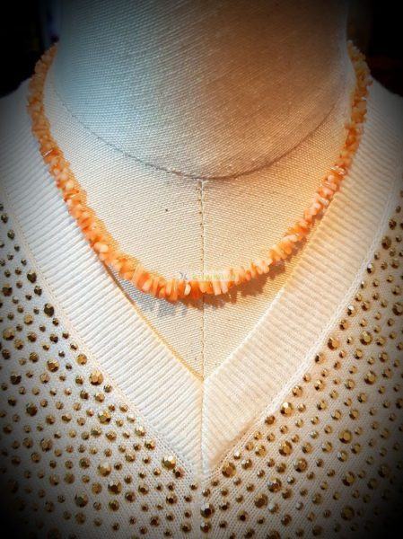 0593-Dây chuyền nữ-Pink coral deep sea necklace8