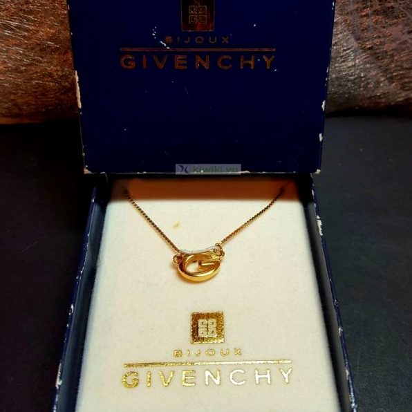 0594-Dây chuyền nữ-Givenchy Logo G necklace-Khá mới0