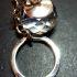 0596-Móc chìa khóa-SWAROVSKI crystal ball key ring1
