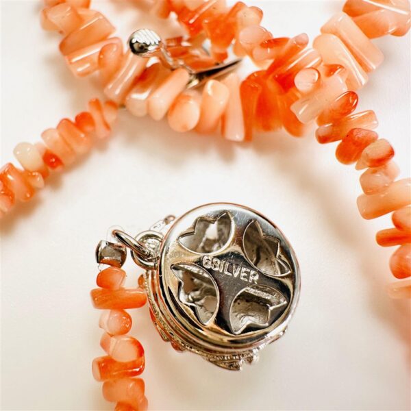 0593-Dây chuyền nữ-Japan Pink Coral deep sea necklace-Mới/chưa sử dụng5