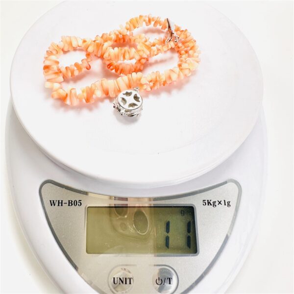 0593-Dây chuyền nữ-Japan Pink Coral deep sea necklace-Mới/chưa sử dụng8