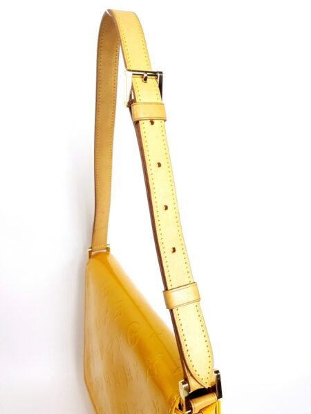 2502-Túi đeo vai-LOUIS VUITTON Thompson Street yellow vernis leather shoulder bag7