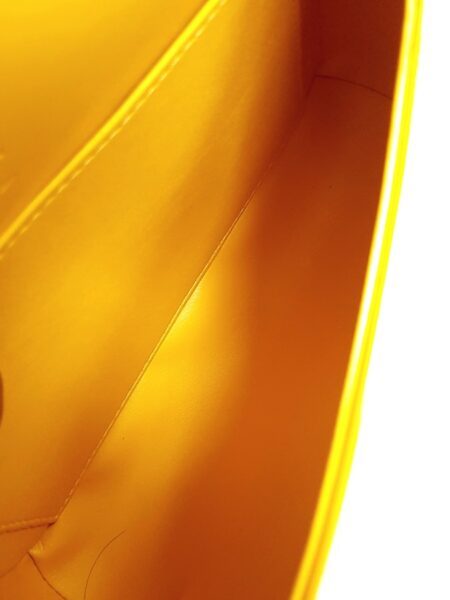 2502-Túi đeo vai-LOUIS VUITTON Thompson Street yellow vernis leather shoulder bag24