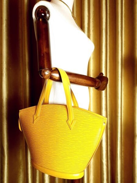 2501-Túi xách tay-LOUIS VUITTON yellow epi leather Saint Jacques handbag2