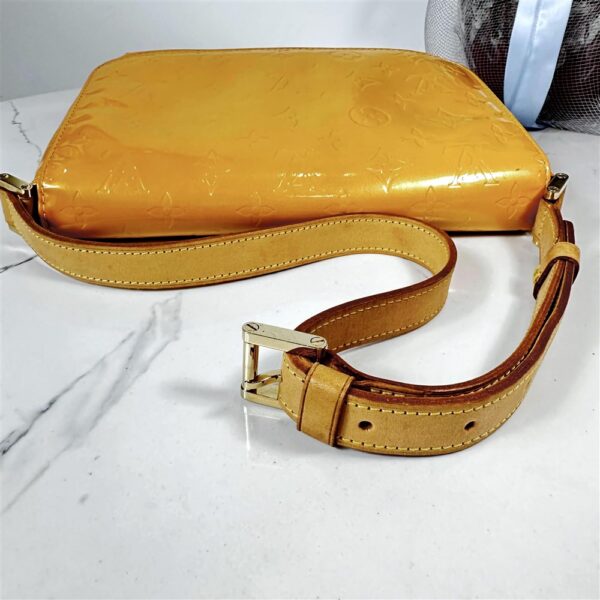 2502-Túi đeo vai-LOUIS VUITTON Thompson Street yellow vernis leather shoulder bag-Như mới7