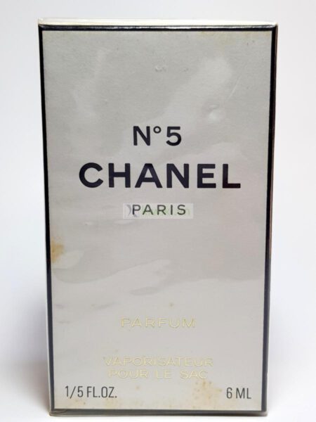 2945-Nước hoa nữ-Chanel No 5 Pour Le Sac Parfum 6ml 1980s spray0