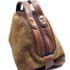 2513-Túi xách tay-BORBONESE Quail Pattern Suede Satchel handbag2
