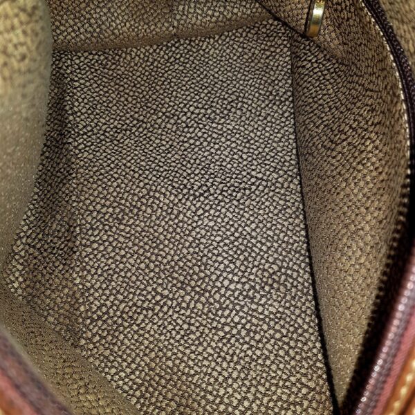 2513-Túi xách tay-BORBONESE Quail Pattern Suede handbag-Đã sử dụng9