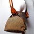 2513-Túi xách tay-BORBONESE Quail Pattern Suede handbag-Đã sử dụng10