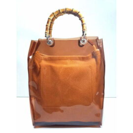 2548-Túi xách tay-PVC bamboo handbag