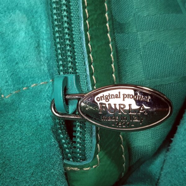2552-Túi xách tay-Furla green patent leather handbag11