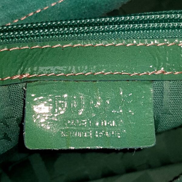 2552-Túi xách tay-Furla green patent leather handbag12