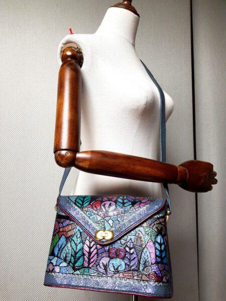 2553-Túi đeo chéo/đeo vai-Handmade painted leather crossbody bag1