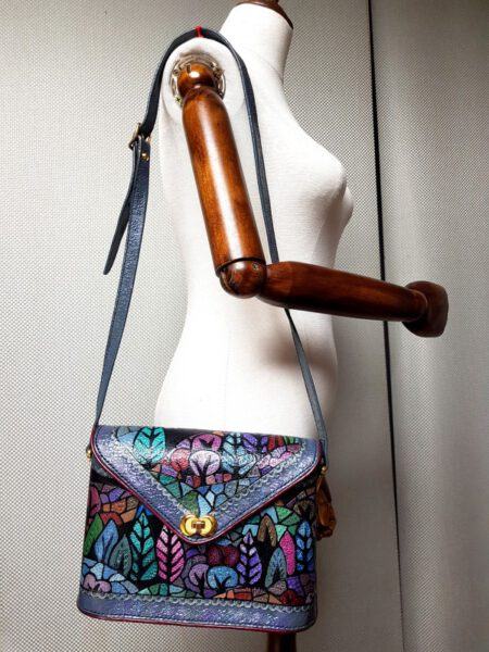 2553-Túi đeo chéo/đeo vai-Handmade painted leather crossbody bag2