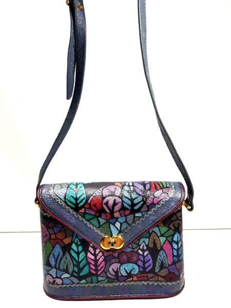 2553-Túi đeo chéo/đeo vai-Handmade painted leather crossbody bag0