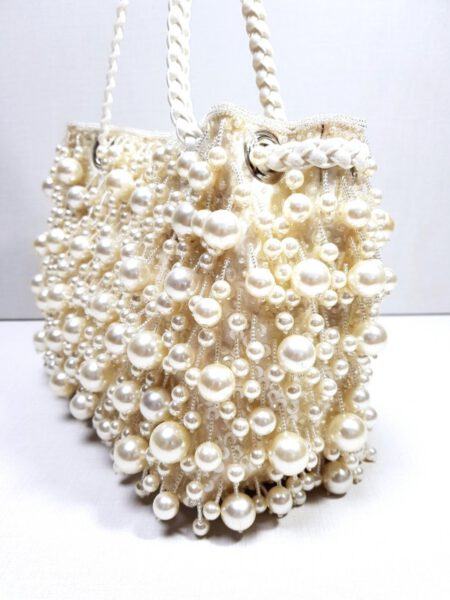 2555-Túi xách tay-To Be Chic faux pearl tote bag3